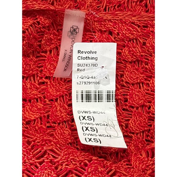 DEVON WINDSOR Red Long Sleeve Dress - Picture 9 of 15